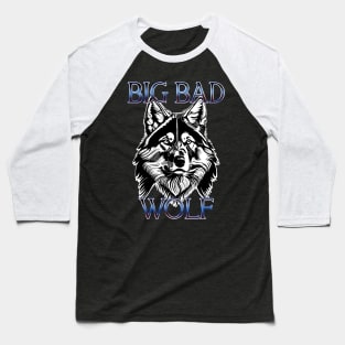 Big Bad Wolf Baseball T-Shirt